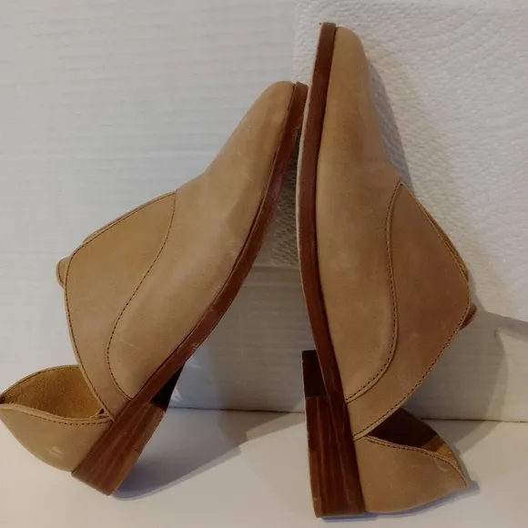 Nisolo Emma D'Orsay Flats Oxford Loafers Almond Size 6.5 See‎ Pictures