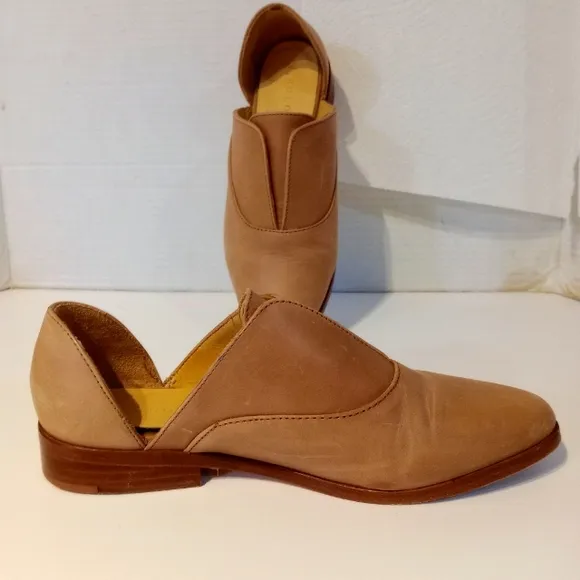 Nisolo Emma D'Orsay Flats Oxford Loafers Almond Size 6.5 See‎ Pictures