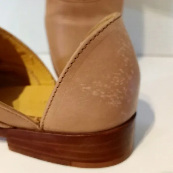 Nisolo Emma D'Orsay Flats Oxford Loafers Almond Size 6.5 See‎ Pictures