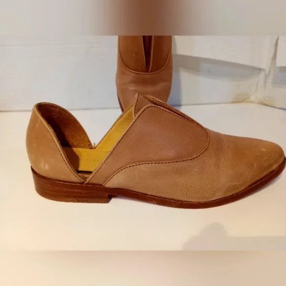 Nisolo Emma D'Orsay Flats Oxford Loafers Almond Size 6.5 See‎ Pictures