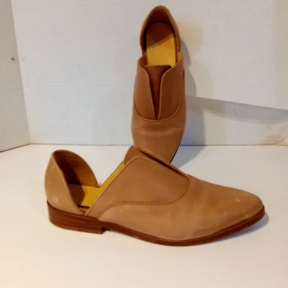 Nisolo Emma D'Orsay Flats Oxford Loafers Almond Size 6.5 See‎ Pictures