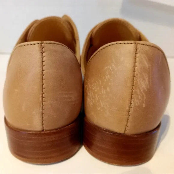 Nisolo Emma D'Orsay Flats Oxford Loafers Almond Size 6.5 See‎ Pictures