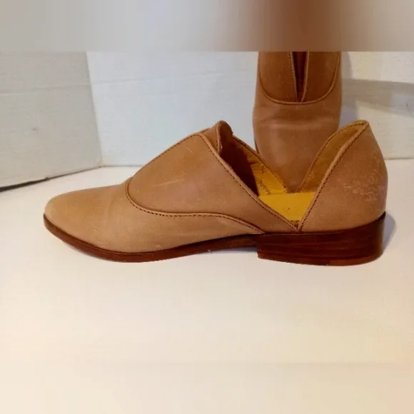Nisolo Emma D'Orsay Flats Oxford Loafers Almond Size 6.5 See‎ Pictures