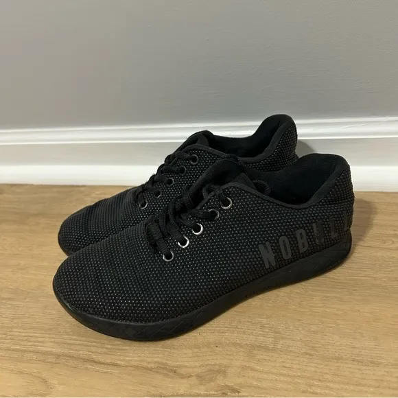 NOBULL Men's Black Outwork Training Athletic Shoes Sneakers Size 9