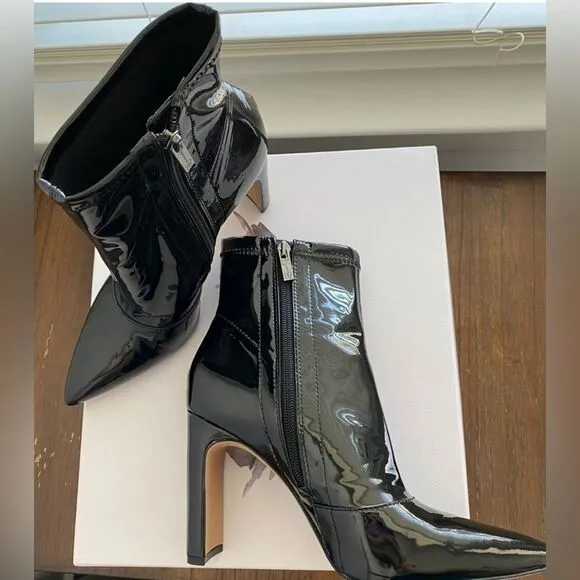 NWOB Jessica Simpson Patent Leather Ankle Boots