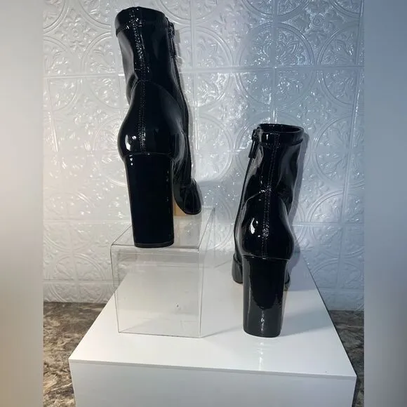 NWOB Jessica Simpson Patent Leather Ankle Boots