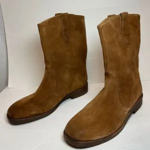 NWOB Lucky Brand Suede Easton Equestrian Western Boots - Size 42 (11US women's)