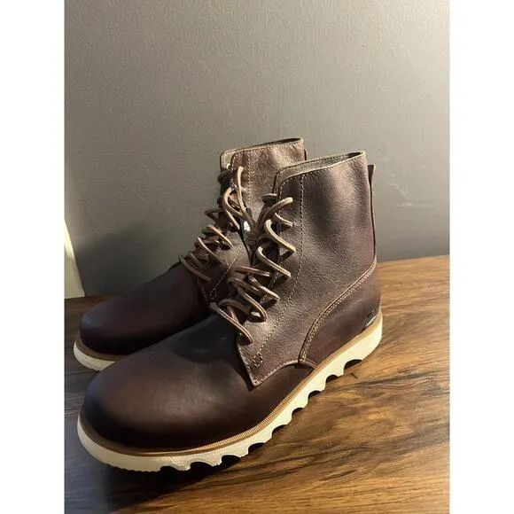 NWOB Sorel Kezar Tall Boots, Waterproof Leather (Tan,Brown) New US SZ 11 EUR 44