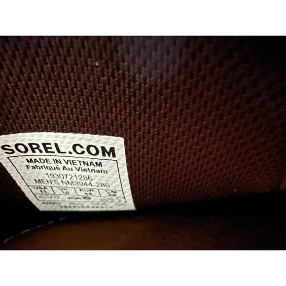 NWOB Sorel Kezar Tall Boots, Waterproof Leather (Tan,Brown) New US SZ 11 EUR 44