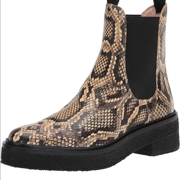 NWT- Loeffler Randall Leopard Print Raquel Combat Boots