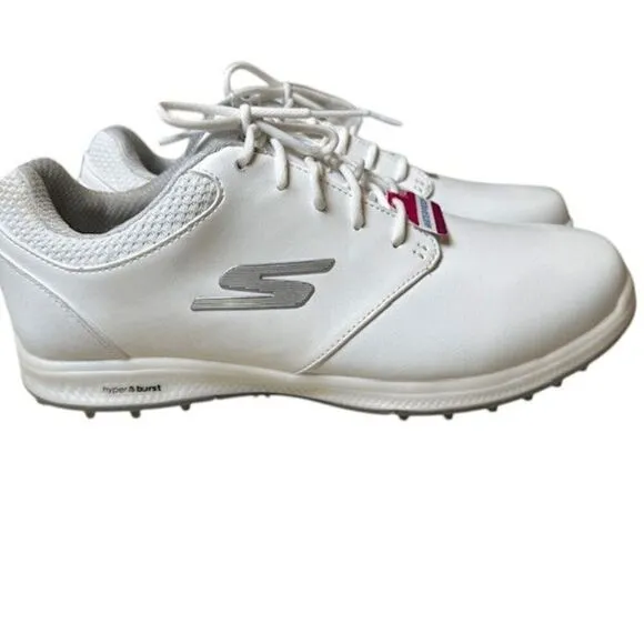 NWT Skechers Women's Go Golf Elite 4 Hyper Burst Golf Shoes White Size 9.5