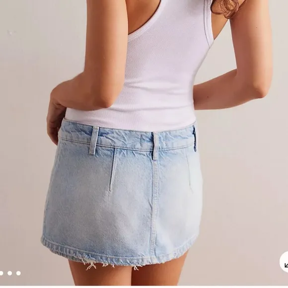 NWT We The Free/Free People Galivanting Low Rise Mini Skort - size 29