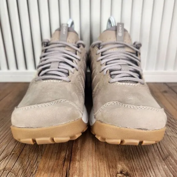 Oboz Sypes Low Leather B-Dry Waterproof Womens Sz 6 Beige Hiking Shoes 76102 NEW
