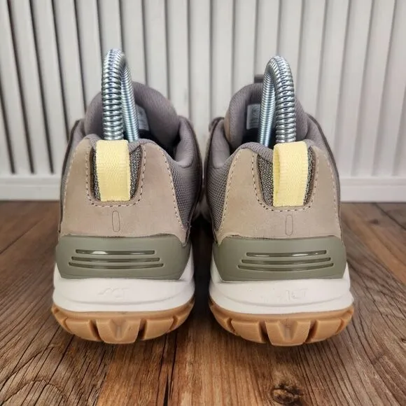 Oboz Sypes Low Leather B-Dry Waterproof Womens Sz 6 Beige Hiking Shoes 76102 NEW