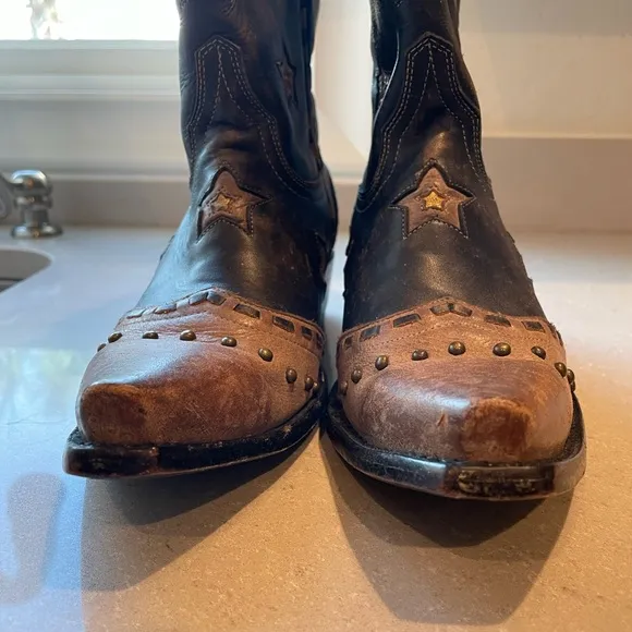 Old Gringo Black/Brown Boots w/Stars