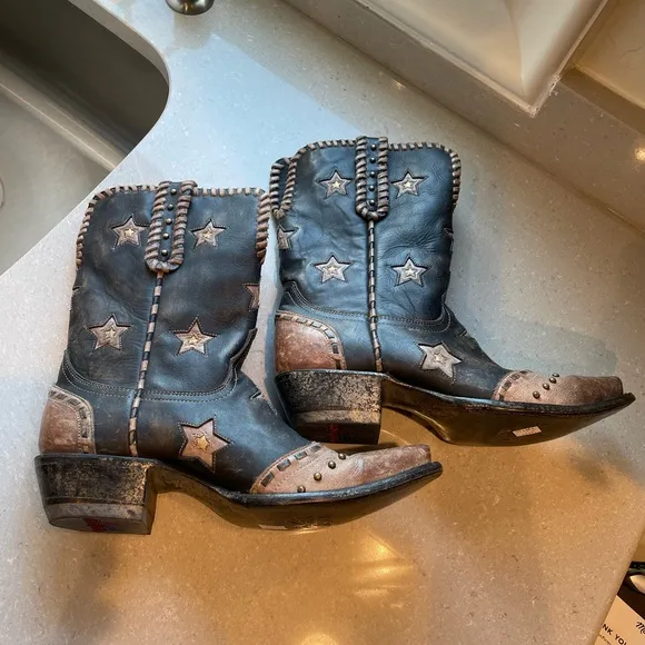 Old Gringo Black/Brown Boots w/Stars