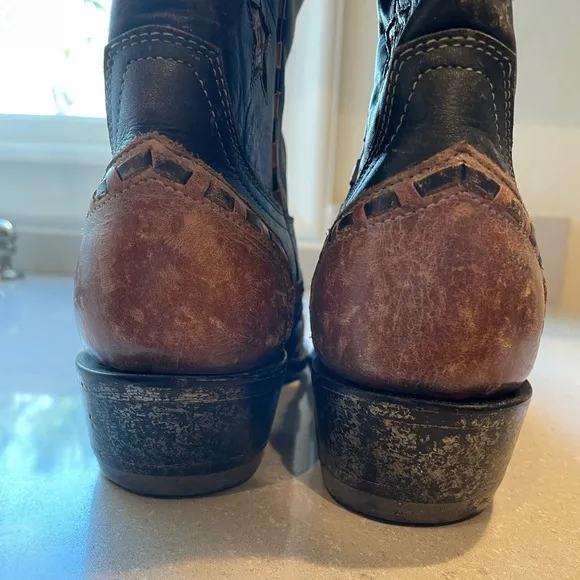 Old Gringo Black/Brown Boots w/Stars
