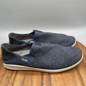 OluKai Alapa Shoes Mens Size 12 Blue Slip On Comfort Sneakers 10396 Vide