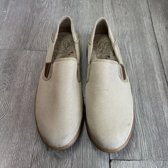 Olukai Brown Leather Slip On Loafers KAHU Men's Drop Heel Shoes Size 10.5 US
