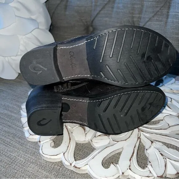 Olukai Buckle Boots Heels Shoes Women’s 6.5