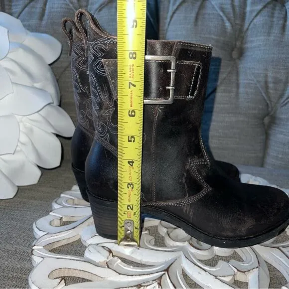 Olukai Buckle Boots Heels Shoes Women’s 6.5