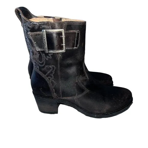 Olukai Buckle Boots Heels Shoes Women’s 6.5