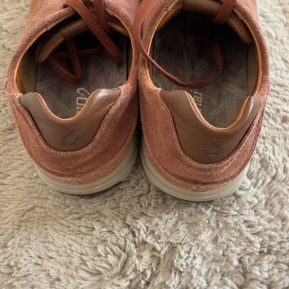 Olukai 'Lae'ahi El'kala' Men's Size 10.5 Suede Sneakers Beach Comfort