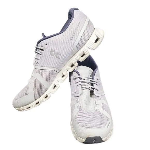 On Cloud 5 Lightweight Athletic Running Shoes Comfort Cushioned Gray Men's 9.5