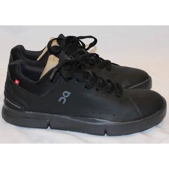 On Cloud Roger Advantage Athletic Tennis Shoes Black‎ MEN'S 7.5 WOMEN'S 9.5 NEW