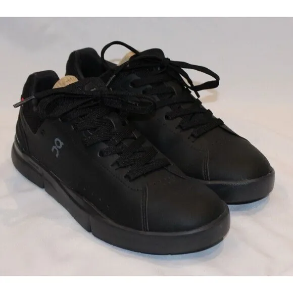 On Cloud Roger Advantage Athletic Tennis Shoes Black‎ MEN'S 7.5 WOMEN'S 9.5 NEW