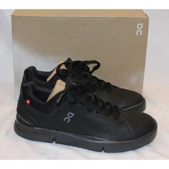On Cloud Roger Advantage Athletic Tennis Shoes Black‎ MEN'S 7.5 WOMEN'S 9.5 NEW