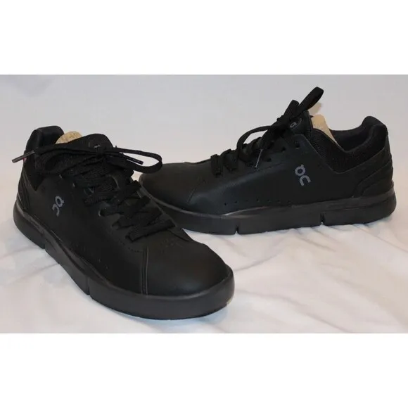 On Cloud Roger Advantage Athletic Tennis Shoes Black‎ MEN'S 7.5 WOMEN'S 9.5 NEW