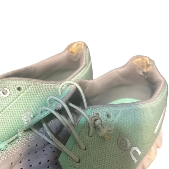 On Clouds of Comfort: Gently Loved Women's Size 8 Seafoam Green Shoes
