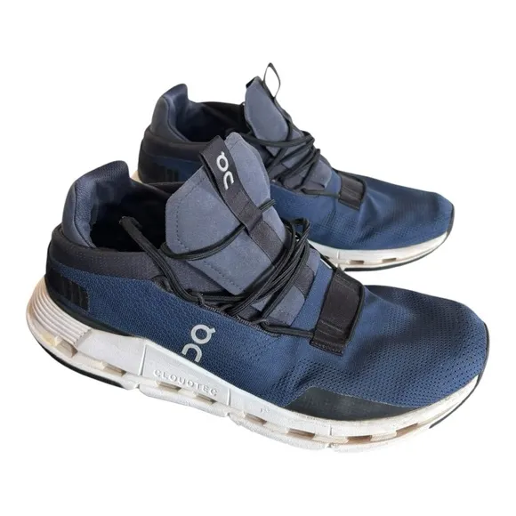 On Running Cloudnova Men's Blue Athletic Shoes Size 12