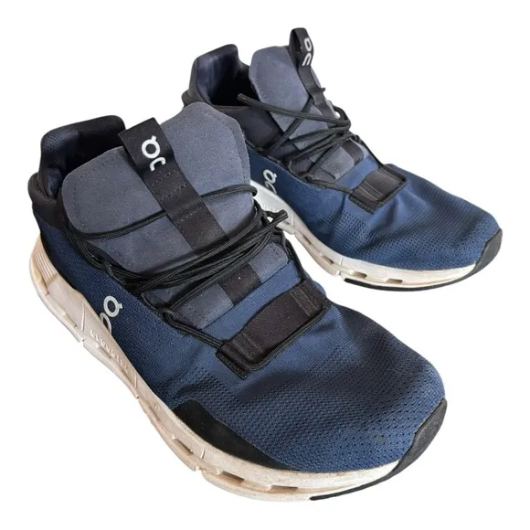 On Running Cloudnova Men's Blue Athletic Shoes Size 12