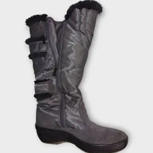 Pajar | Shoes | Pajar Carmin Tall Boots | Waterproof Faux Fur Sz 8.5 Gray Womens