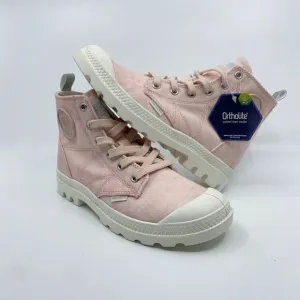 Palladium Pampa Zip Women’s Size 6 Pink White Ankle Boots Shoes 96693-667