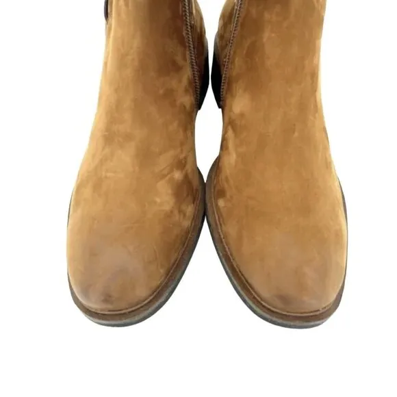 Paul Green Denver Belted Biker Boots Brown Suede SZ 6 US 3.5 UK New $479