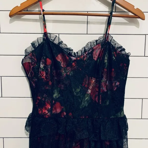 Pearl Georgina Chapman of Marchesa lace cocktail Dress 10