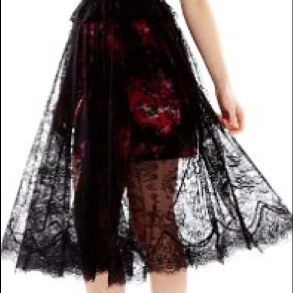 Pearl Georgina Chapman of Marchesa lace cocktail Dress 10