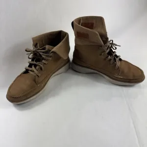 Pendleton Boots Mens 9.5 Brown PWF19LP2‎ 258 Wool Blend Fold Over Shoes Western