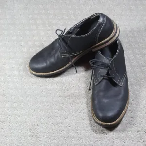 Penguin by Munsingwear Black Oxford Lace Up Dress Loafer