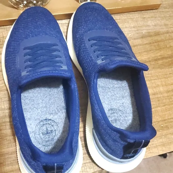 Peter Millar Hyperlight Apollo Men’s Blue Knit Comfort Slip On Sneaker Shoes 10