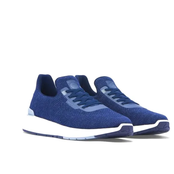 Peter Millar Hyperlight Apollo Men’s Blue Knit Comfort Slip On Sneaker Shoes 10