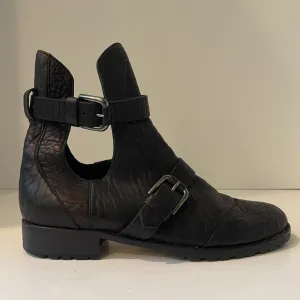 Philosophy di Lorenzo Serafini Cap Toe Open Chelsea Moto Boots Size 6.5 Euro 37