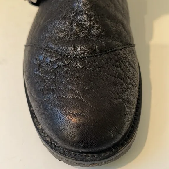 Philosophy di Lorenzo Serafini Cap Toe Open Chelsea Moto Boots Size 6.5 Euro 37