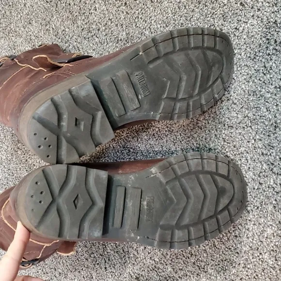 PLDM by Palladium Womens Leather Moto Boots shoes sz 7
