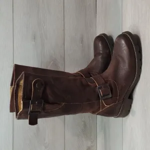 PLDM by Palladium Womens Leather Moto Boots shoes sz 7