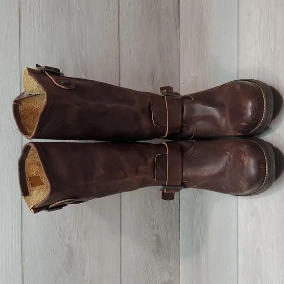 PLDM by Palladium Womens Leather Moto Boots shoes sz 7