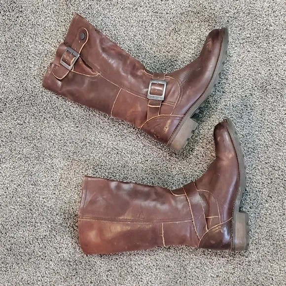 PLDM by Palladium Womens Leather Moto Boots shoes sz 7